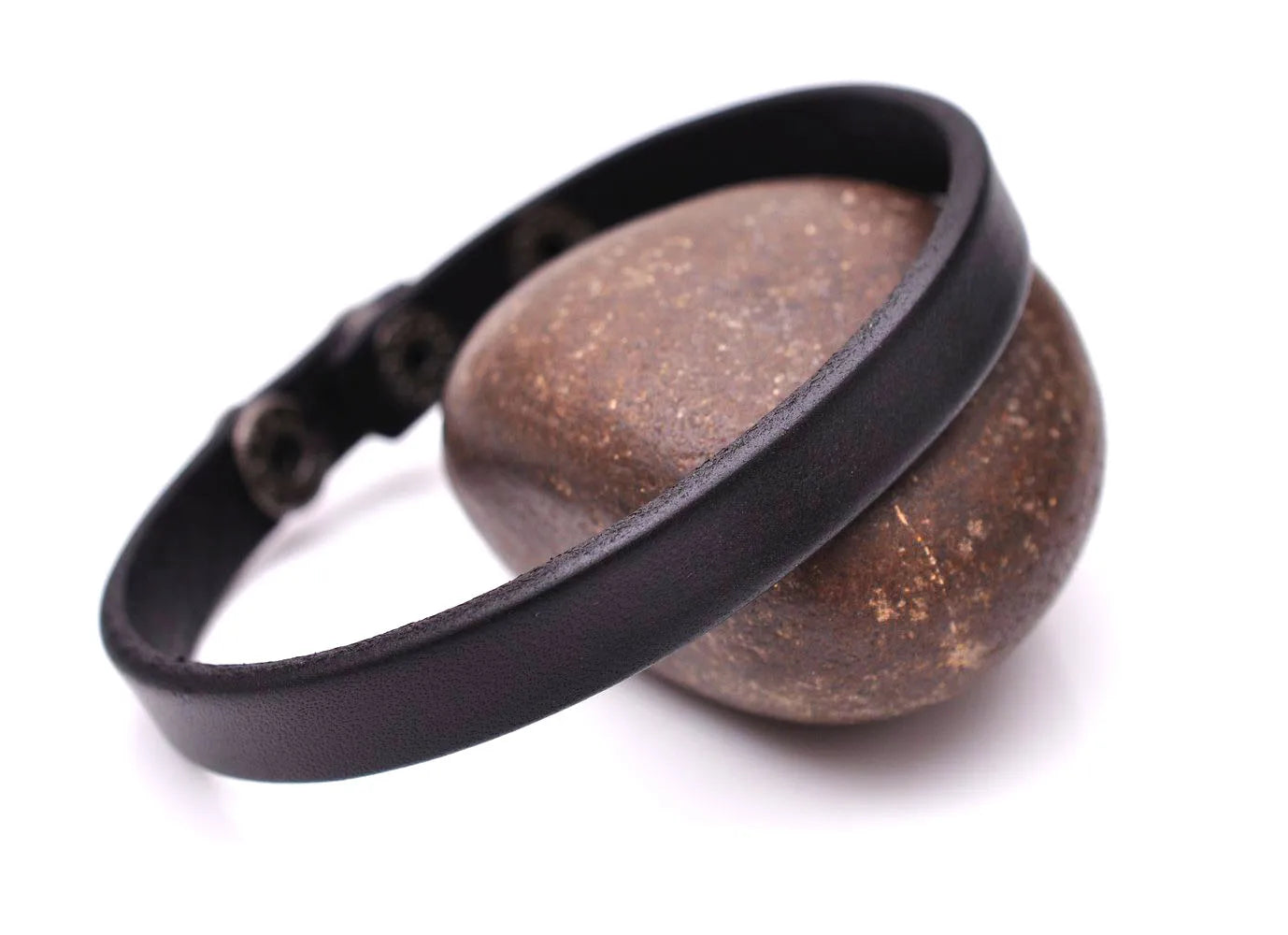 Klassisches cooles echtes Leder armband Manschetten armband verstellbares Paar Männer Frauen