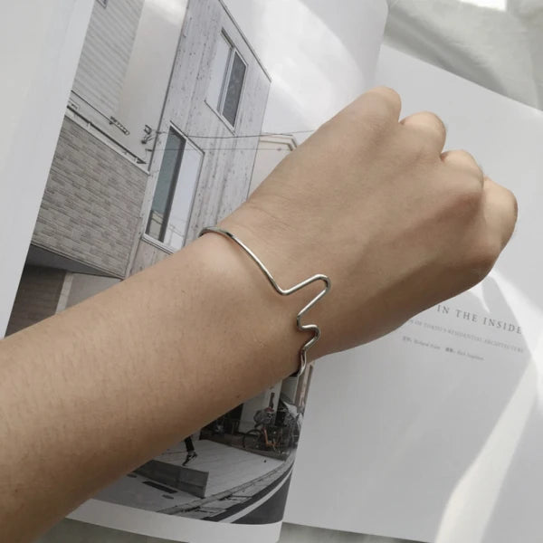 Neue Mode Einfache Liebe Herz Armband Für Frauen Mädchen Zubehör Offene Armreifen Schmuck Hochzeit Party 2025, Trendy Armbänder Geschenk