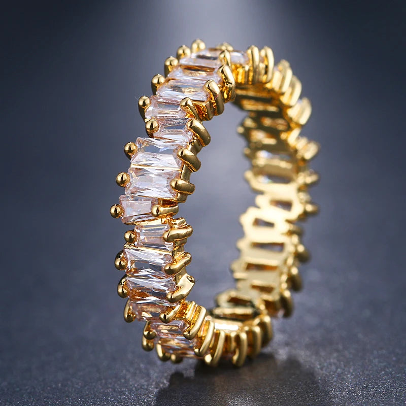 EMMAYA Luxus-Ehering für Damen mit AAA-Cz-Motiv, modischer Party-Schmuck, Charme, neu eingetroffen
