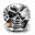 ZRM Mode Gold Rauchen Rohr Biker männer Ringe Rock Punk Schädel Ring Klar Rot Zirkon Auge Überzug Ringe Schmuck für Männer