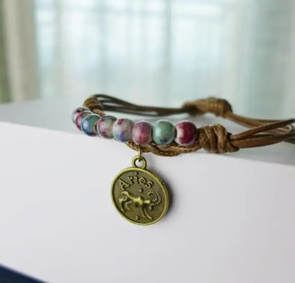 Konstellationen Keramik hand made DIY Armbänder Artware Retro für frau mädchen geschenk Mode Schmuck #1442