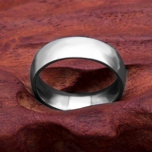 Klassische 6 mm Edelstahl-Eheringe, einfache Ringe für Paare, bequeme Passform, US-Größe 7 bis 11