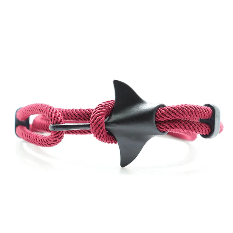 Bohemian Manta Rays Armband Trendy Marine Leben Handgemachte Wrap Braslet Männer Frauen Mulrilayer Seil Braclet Tier Schmuck Armband