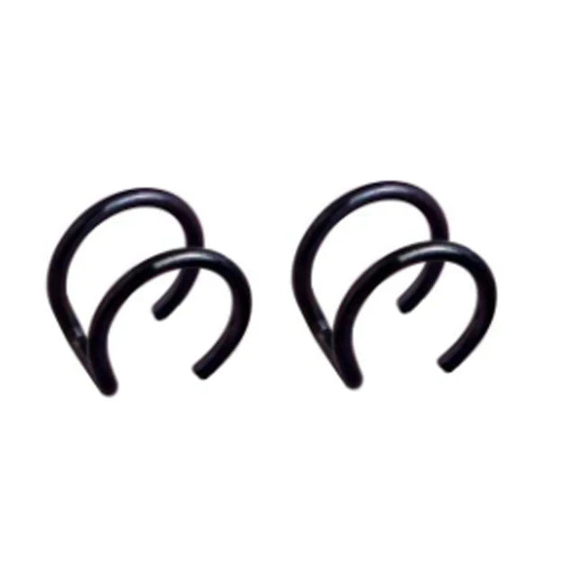 1 Stücke/15 Stücke Edelstahl Ohrstulpe Helix Knorpel Clip On Wrap Ohrringe Gefälschter Nasenring Nicht-Piercing Einstellbar Männer Frauen