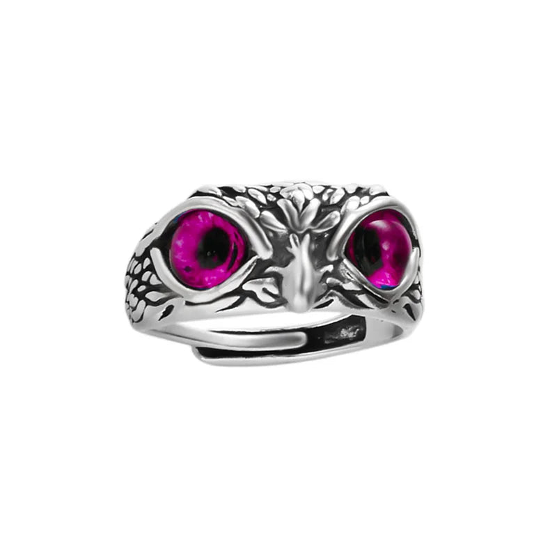 Öffnung Einstellbare Ring Legierung Zweig Eule Ring Mode Schmuck Weibliche Hochzeit Schmuck Ring Frauen Mann Ringe Beste Geschenk