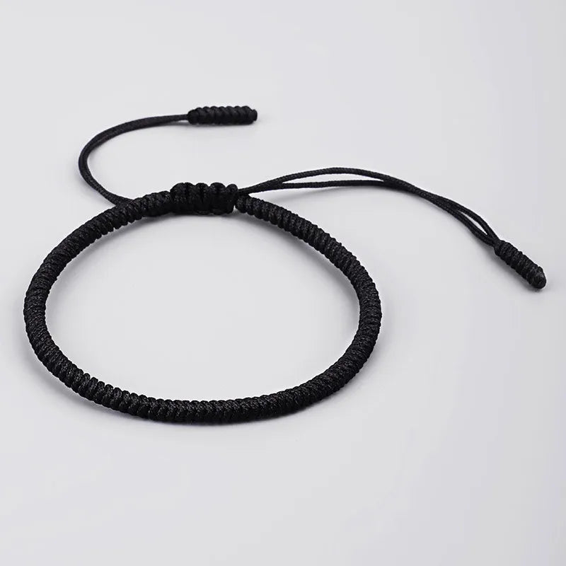Mehrfarbiges Fadenarmband, tibetischer Buddhismus, Liebe, Glücksbringer, tibetische Armbänder und Armreifen für Damen und Herren, handgefertigtes Knotenseil