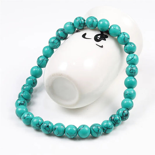 Natürliche Stein Malachit Perlen Armband Männer Klassische Runde Bild Perlen Frauen Schmuck Yoga Meditation Rosenkranz Armreifen Geschenke