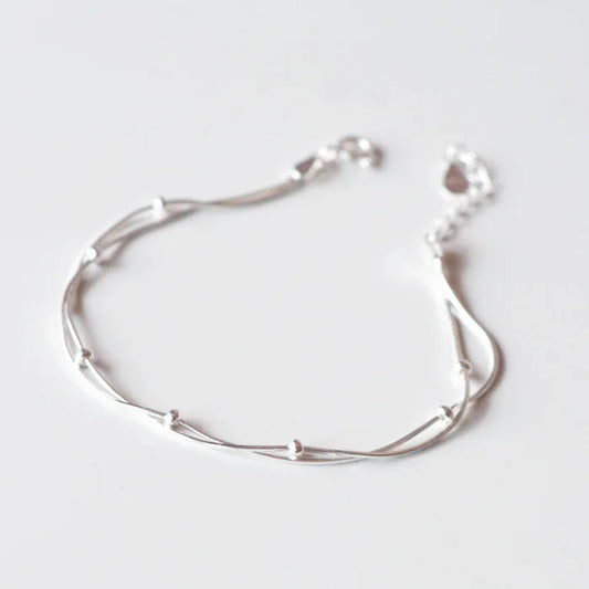 Neuer Modeschmuck, schöne Armbänder aus 925er-Sterlingsilber, rotes Herz, einfache Persönlichkeit, süße Armbänder