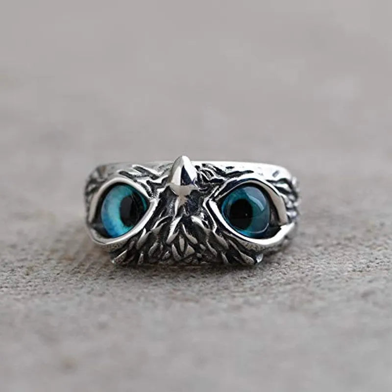 Öffnung Einstellbare Ring Legierung Zweig Eule Ring Mode Schmuck Weibliche Hochzeit Schmuck Ring Frauen Mann Ringe Beste Geschenk