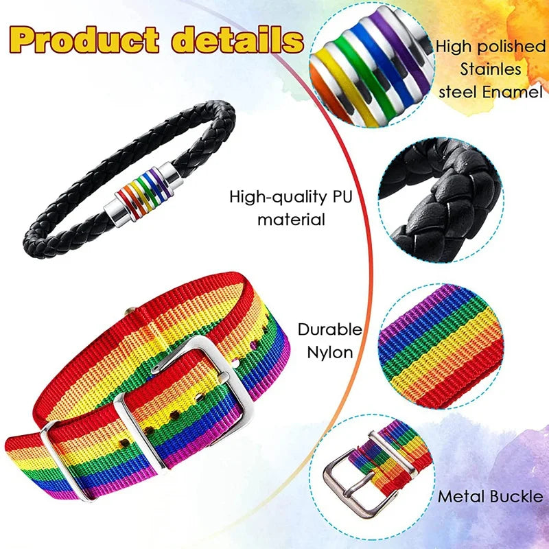 LGBTQ Regenbogen Herren- und Damenpaare LGBT Pride Armband Verstellbares Herz gewinnt Armband Liebe Schmuck Geschenk