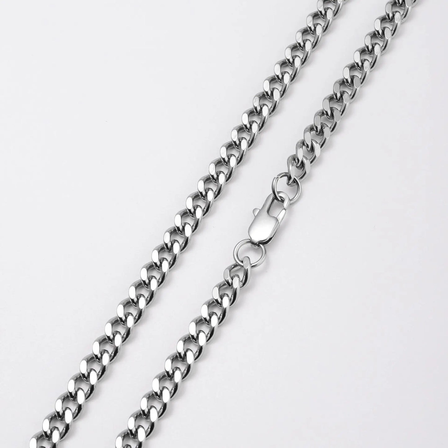 Grundlegende Punk Edelstahl 3,5,7mm Curb Kubanischen Halsketten Für Männer Frauen Schwarz Gold Farbe Link Kette Colliers solide Metall Schmuck