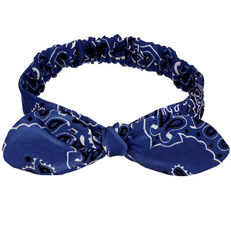 Neue Boho Frauen Weiche Solid Print Stirnbänder Vintage Kreuz Knoten Elastische Haarbänder Turban Bandanas Mädchen Haar Bands Haar Zubehör