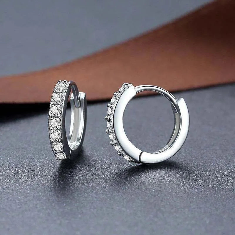Stern-Ohrstecker aus 925er-Sterlingsilber, AAA-Zirkon, hohe Qualität für Damen, Ohrring, Hochzeit, Modeschmuck, Accessoires, Party-Geschenk