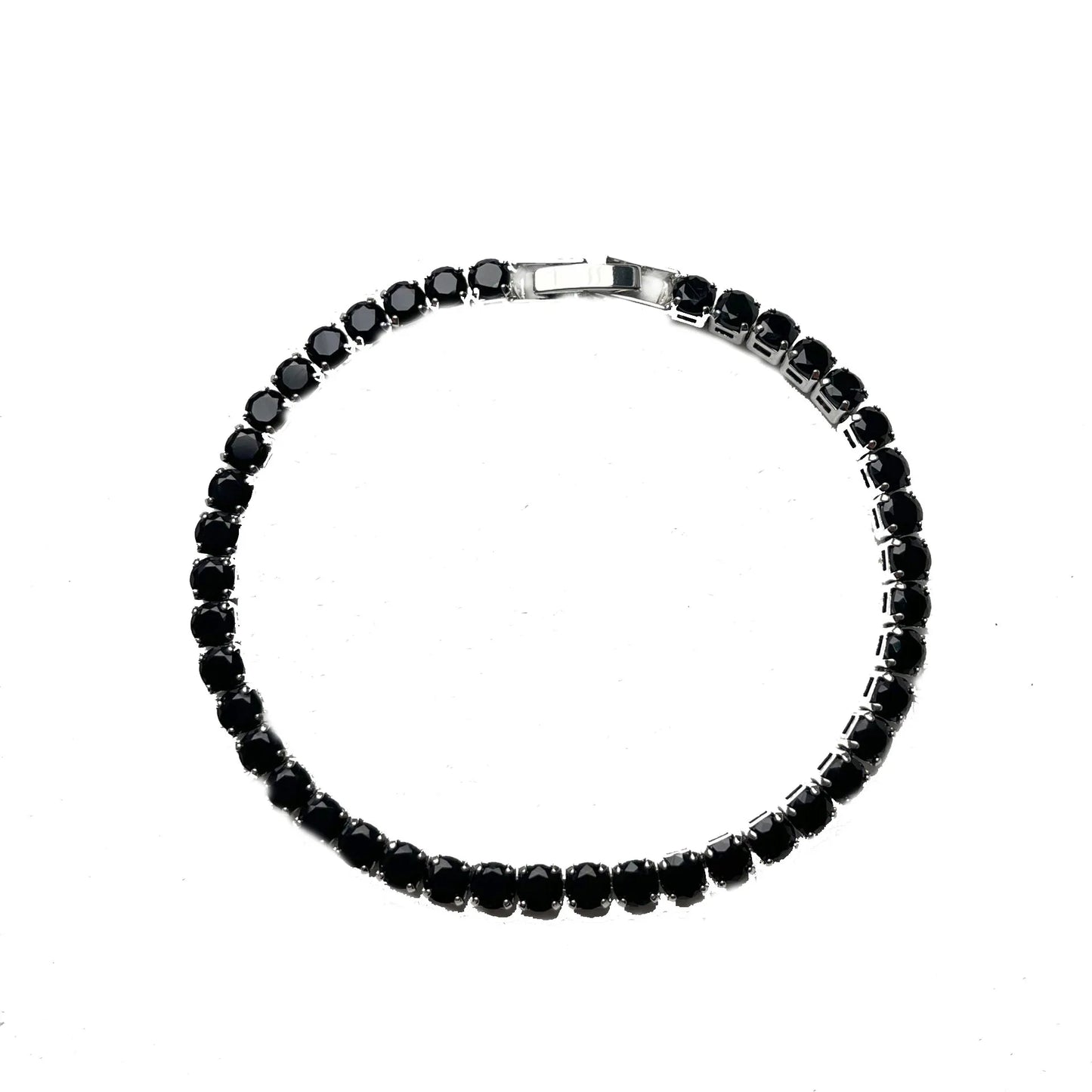 Luxus Hiphop Iced Out 4mm Zirkonia Kristall Tennis Armbänder Für Frauen Männer Gold Farbe Silber Farbe Armband Kette schmuck