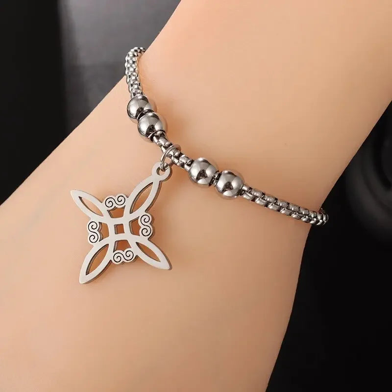 Metatron Würfel Armband Damen Edelstahl Erzengel Tag Armband Herrenmode Heilige Geometrie Amulett Schmuck Geschenk