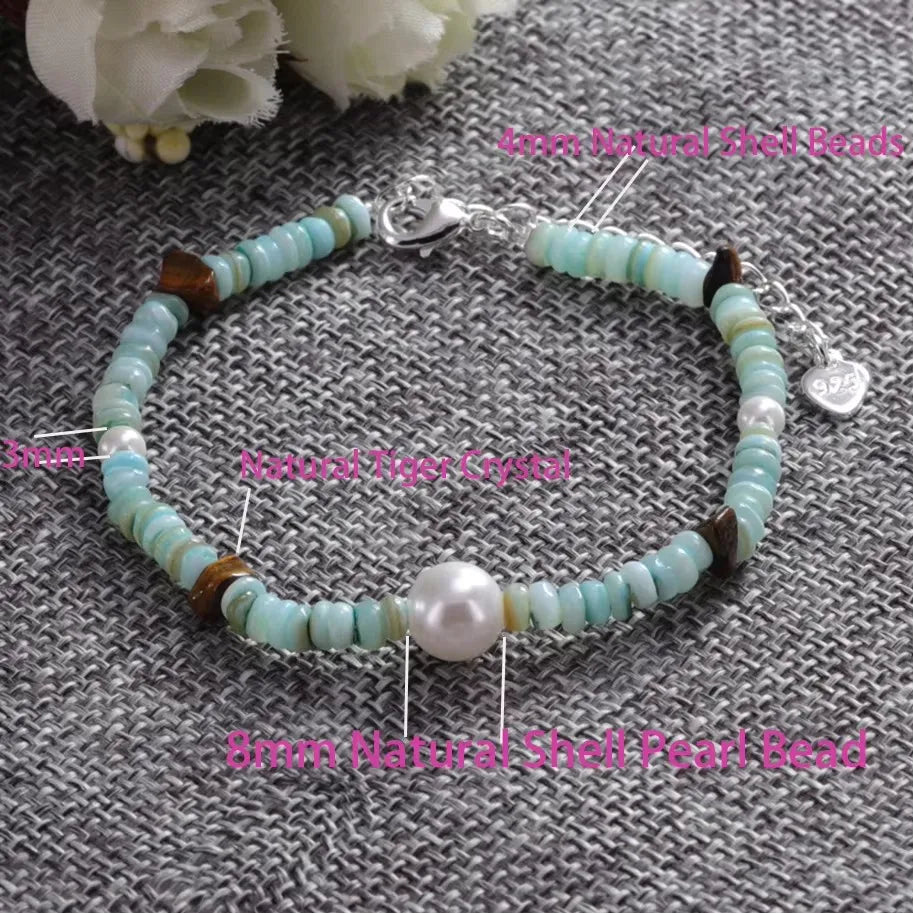 Panjbj sterling silber linie extrem feines armband für frauen lieben haert perle koreanisch ins süßes schmuck geschenk drops hipping