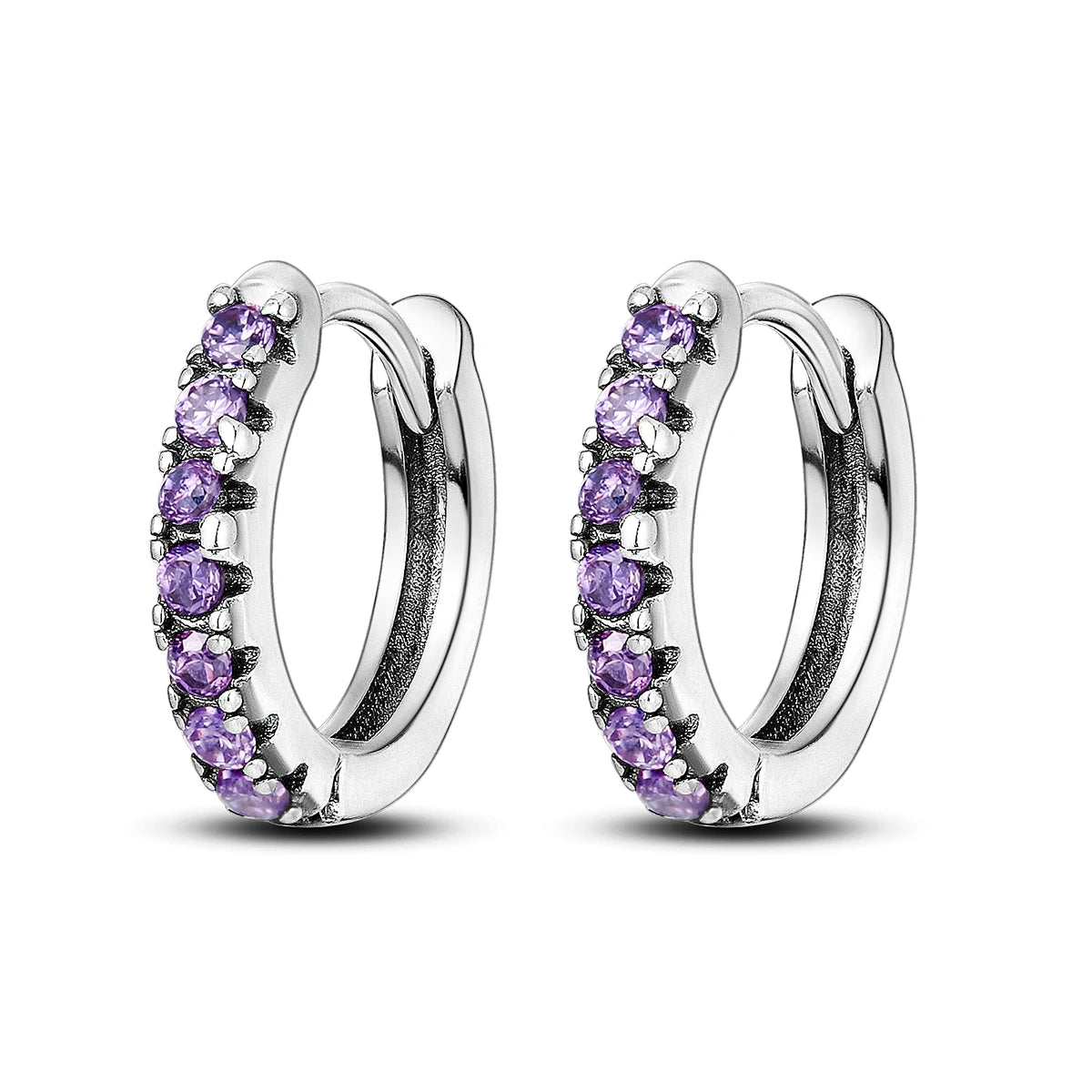 Creolen aus 925er Silber für Damen, Pendientes, Mond, Sonne, Original-Ohrringe, Modeschmuck