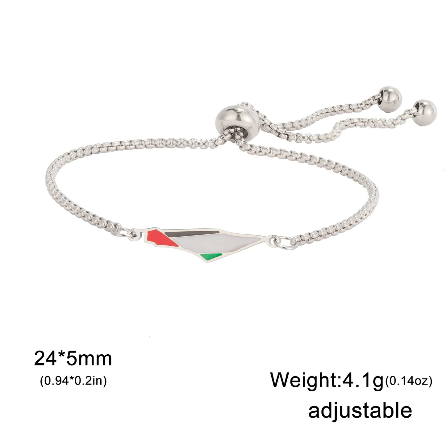 Israel Palästina Karte Anhänger Edelstahl Armband Männer und Frauen Mode Ethnische Party Multi Stil Armband Schmuck Geschenk