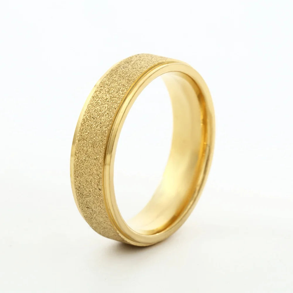 MEDFOLY Größe 6-11 2mm 4mm Luxus Paar Ringe Titan Stahl Matt Ring Frauen Romantische Hochzeit Schmuck zubehör