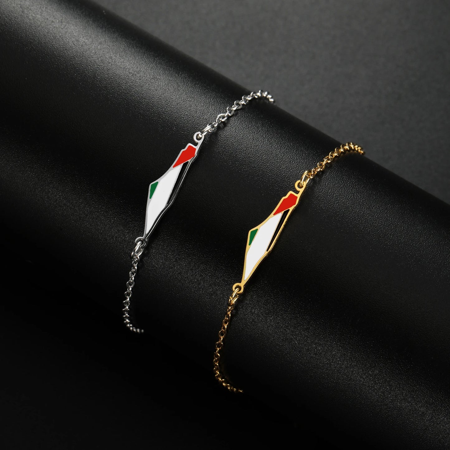 Israel Palästina Karte Anhänger Edelstahl Armband Männer und Frauen Mode Ethnische Party Multi Stil Armband Schmuck Geschenk