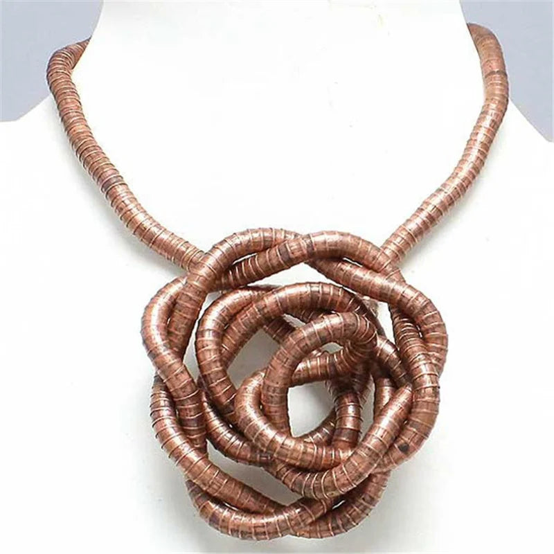 5 mm 90 cm Eisen flexible gedrehte Schmuck biegsame Schlangenhalskette 12 Farben erhältlich