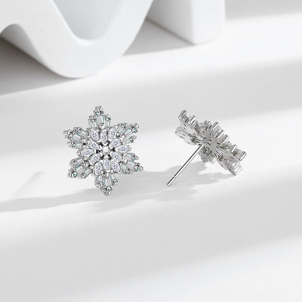 Creolen aus 925er-Sterlingsilber, Nadel, rosa Kristall, Herz-Creolen für Damen, modische geometrische Anhänger-Ohrringe, Luxus-Schmuck, Geschenke