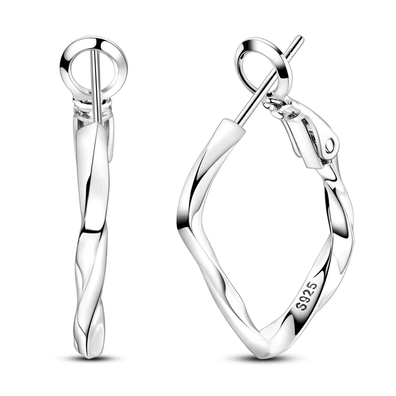 2025 neue 925 Sterling Silber Creolen Blumen Zirkon Tropfen Ohrringe Stud Für Frau Feine Geburtstag Hochzeit Schmuck Geschenke