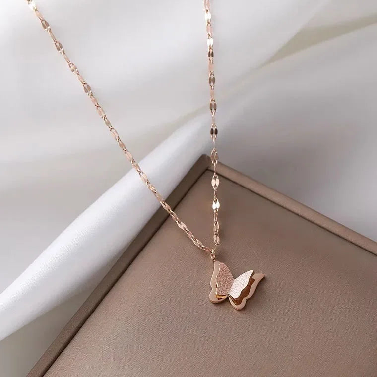Edelstahl Schmetterling Creolen Für Frauen Schmuck Geschenk Weibliche Lange Quaste Matt Matte Tropfen Ohrringe Koreanische Gesendet Kostenlos
