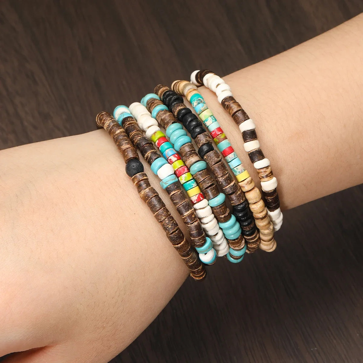 Dopamin-Perlenarmbänder für Herren und Damen, bezaubernde Armbänder, Naturstein-Armbänder, Schmuck, beste Freundschaftsaccessoires