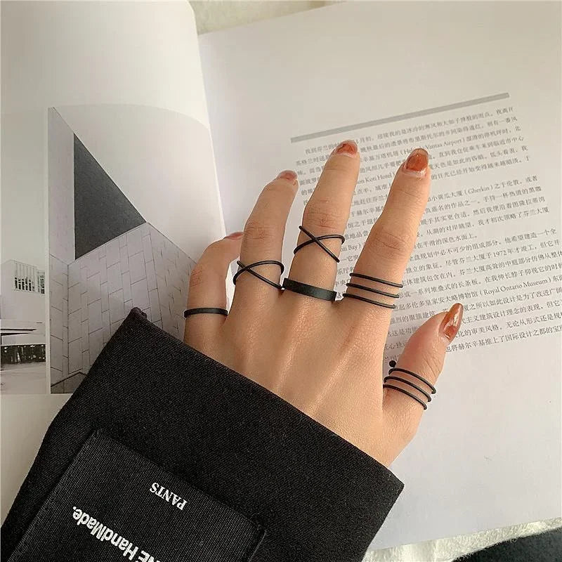 Boho Gold Farbe Herz Ringe Set Für Frauen Vintage Geometrische Kreuz Perle Schmetterling Finger Ringe Weibliche Trendy Schmuck Geschenk