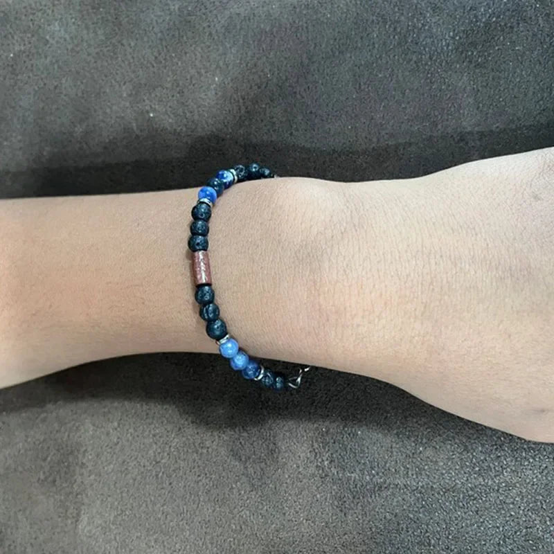 Hämatit Perlen Stretch Armband