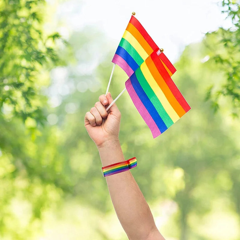 LGBTQ Regenbogen Herren- und Damenpaare LGBT Pride Armband Verstellbares Herz gewinnt Armband Liebe Schmuck Geschenk