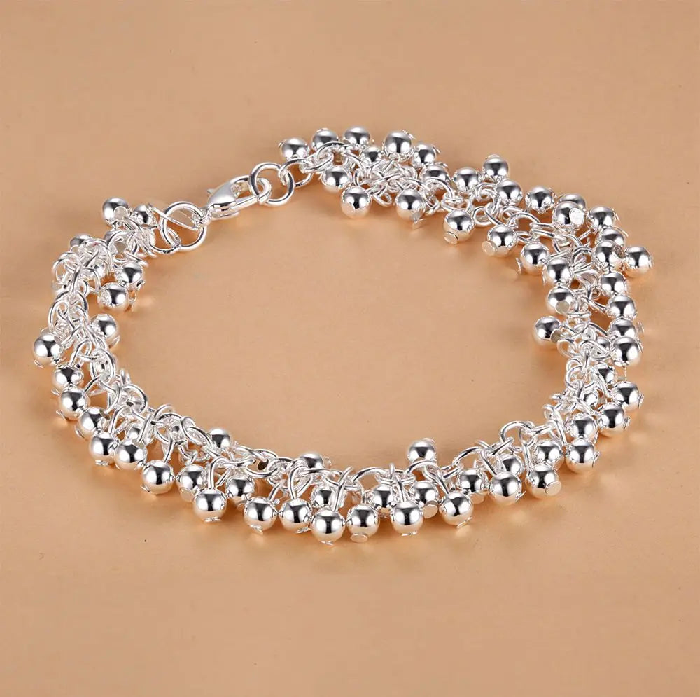 Armband aus 925er-Sterlingsilber, Herz, hochwertige romantische Kette für Damen und Herren, modisch, Verlobungsfeier, Hochzeit, Schmuck, Geschenk