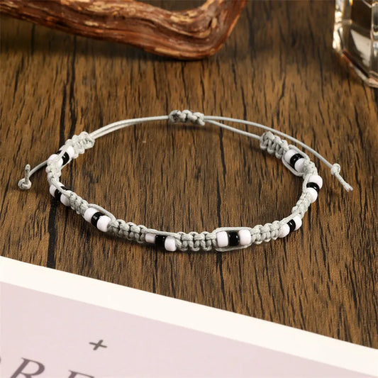 Böhmische farbige Perlen, verteiliges handgewebtes Armband für Männer/Frauen, lässig, täglich, trendig, einfache Accessoires, Freundschaftsgeschenke für Männer
