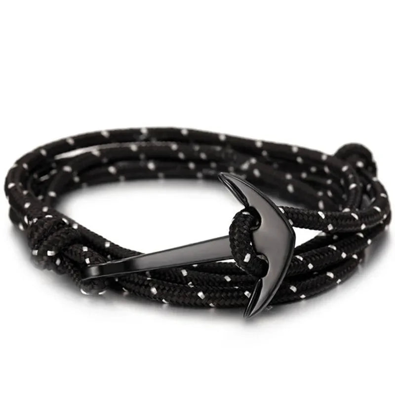 Großhandel Sommer-Stil, Nylon-Seil-Kette und Gliederarmbänder, beliebter Schmuck, Anker-Armbänder für Damen und Herren, 2024, heißer Verkauf