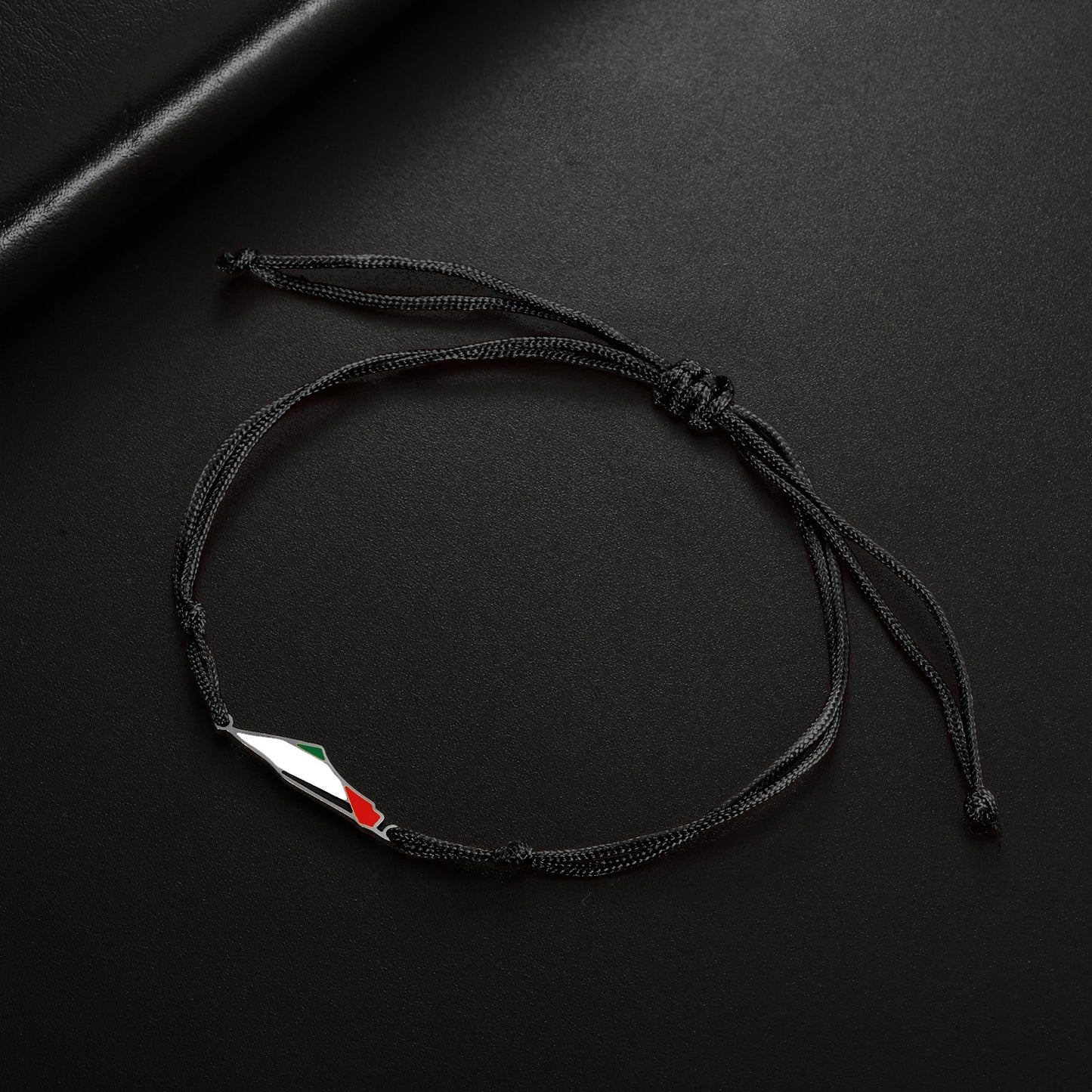 COOLTIME Palästina Karte Charme Frauen Armbänder Edelstahl Einstellbare Doppel Schicht Männer Geographie Armband schmuck Großhandel