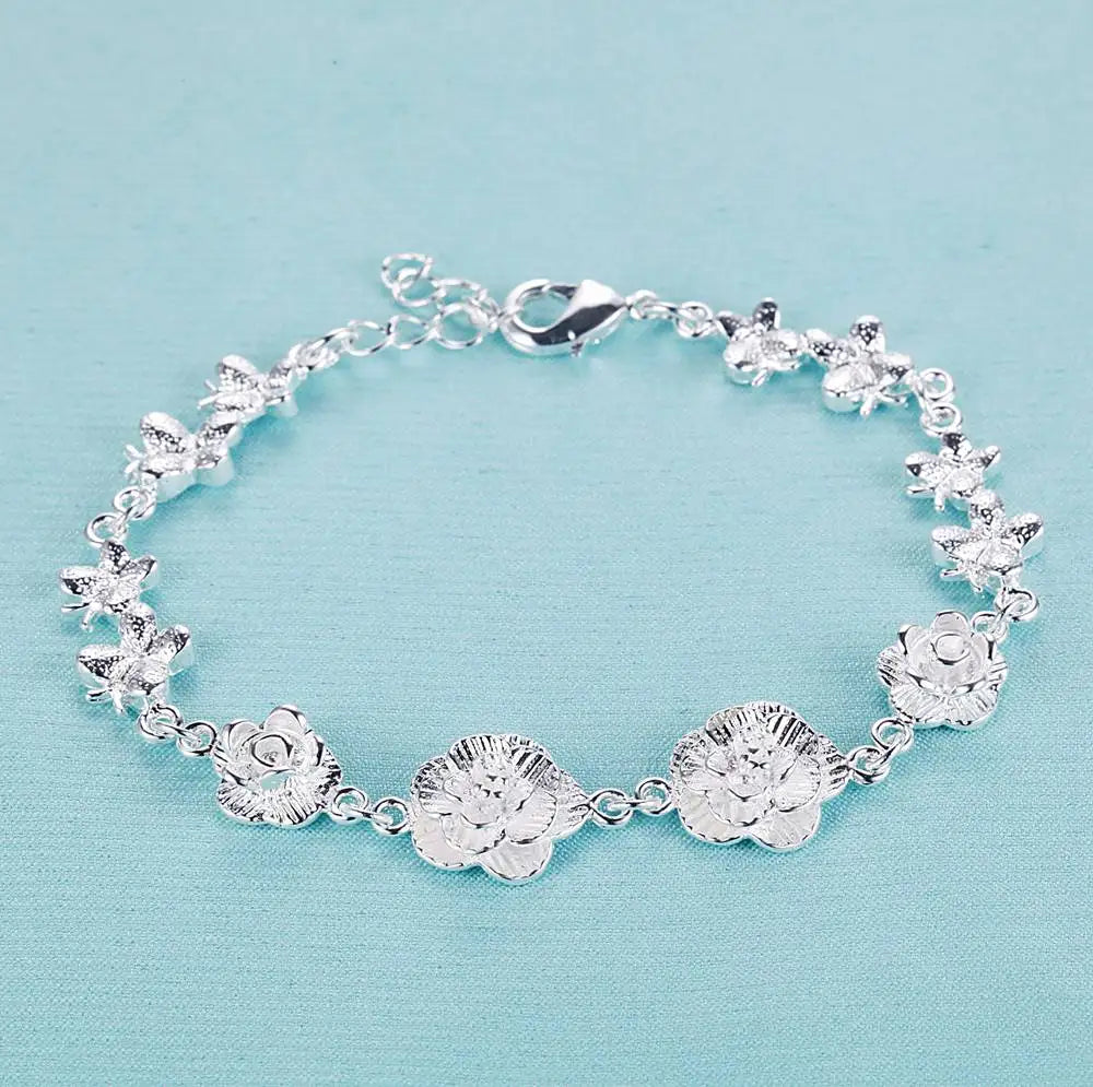 Armband aus 925er-Sterlingsilber, Herz, hochwertige romantische Kette für Damen und Herren, modisch, Verlobungsfeier, Hochzeit, Schmuck, Geschenk
