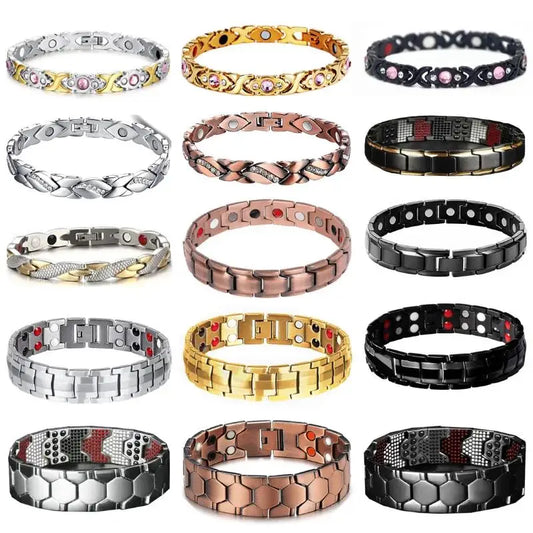 2024 neue Drachen Muster Twisted Gesunde Magnetische Magnet Armband für Frauen Power Therapie Magnete Armbänder Armreifen für Frauen Männer