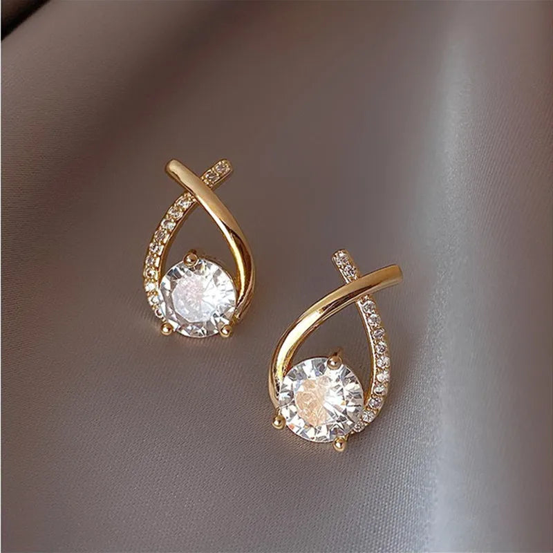 Stern-Ohrstecker aus 925er-Sterlingsilber, AAA-Zirkon, hohe Qualität für Damen, Ohrring, Hochzeit, Modeschmuck, Accessoires, Party-Geschenk