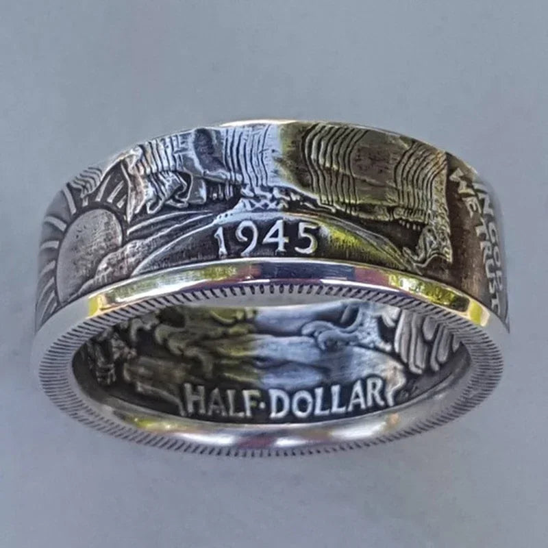 Siegel Männer Ringe Gedenk Geschenk für Freund Handgemachte Vintage Party Männlich Ring Schmuck männer Finger Ring Gothic Edelstahl