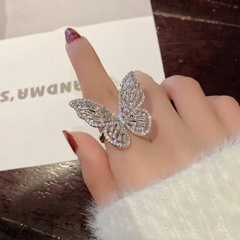 Frauen Gothic Open Snake Ring Einstellbare Tier Ringe Reptil Mode Punk Persönlichkeit Schmuck Zubehör Schmuck Tentakel