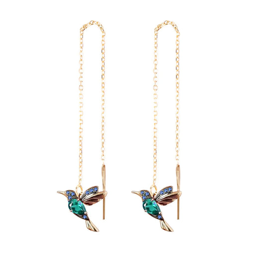 Kolibri Ohrringe für Frauen Mädchen elegante Quaste Charme baumeln Ohrring Modeschmuck Valentinstag Geburtstags geschenke