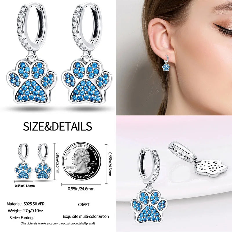 Leuchtende Muschel-Ohrringe für Damen, Original-Ohrringe aus 925er-Sterlingsilber, Pavé-CZ-Stern, Mond, Creolen, Verlobung, Hochzeit, Schmuck