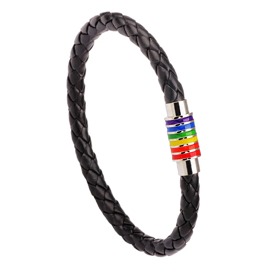 LGBTQ Regenbogen Herren- und Damenpaare LGBT Pride Armband Verstellbares Herz gewinnt Armband Liebe Schmuck Geschenk