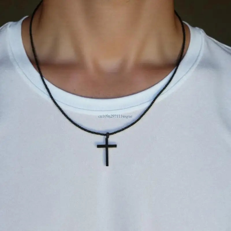 Moderne Männer religiöse Anhänger Halskette Armband Ringlegierung Accessoires für den Menschen