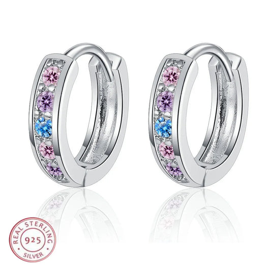 Neue Ohrringe aus 925er-Sterlingsilber mit mehreren Zirkonen für Damen, Hochzeit, Verlobung, feiner Modeschmuck, Accessoires, Party-Geschenk