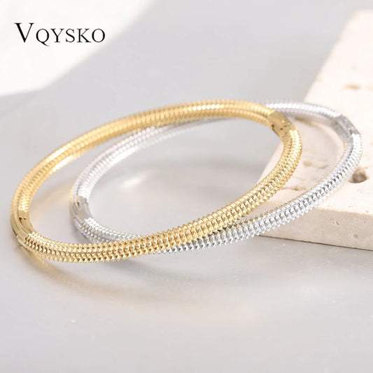 5mm Retro Edelstahl Kette Statement Armband Armreif Persönlichkeit stachelig Punk resistent trend ige tägliche Schmuck Accessoires Geschenk