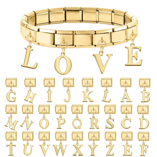 Y2K Zirkon Schmetterling Herz Shell Kirsche Anhänger Italienischen Charme Link Fit 9MM Edelstahl Armband Frauen Mädchen DIY Machen geschenke