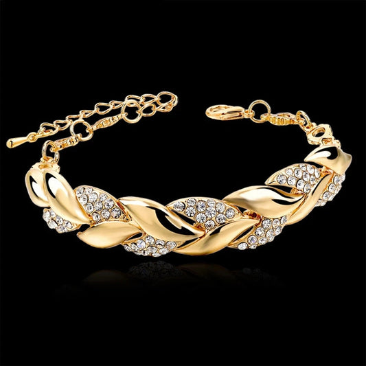 Neues Ankunfts-Elegantes Kristall-Statement-Armband aus 925er-Sterlingsilber für Frauen und Mädchen, Jahrestagsgeschenk, trendiger Schmuck