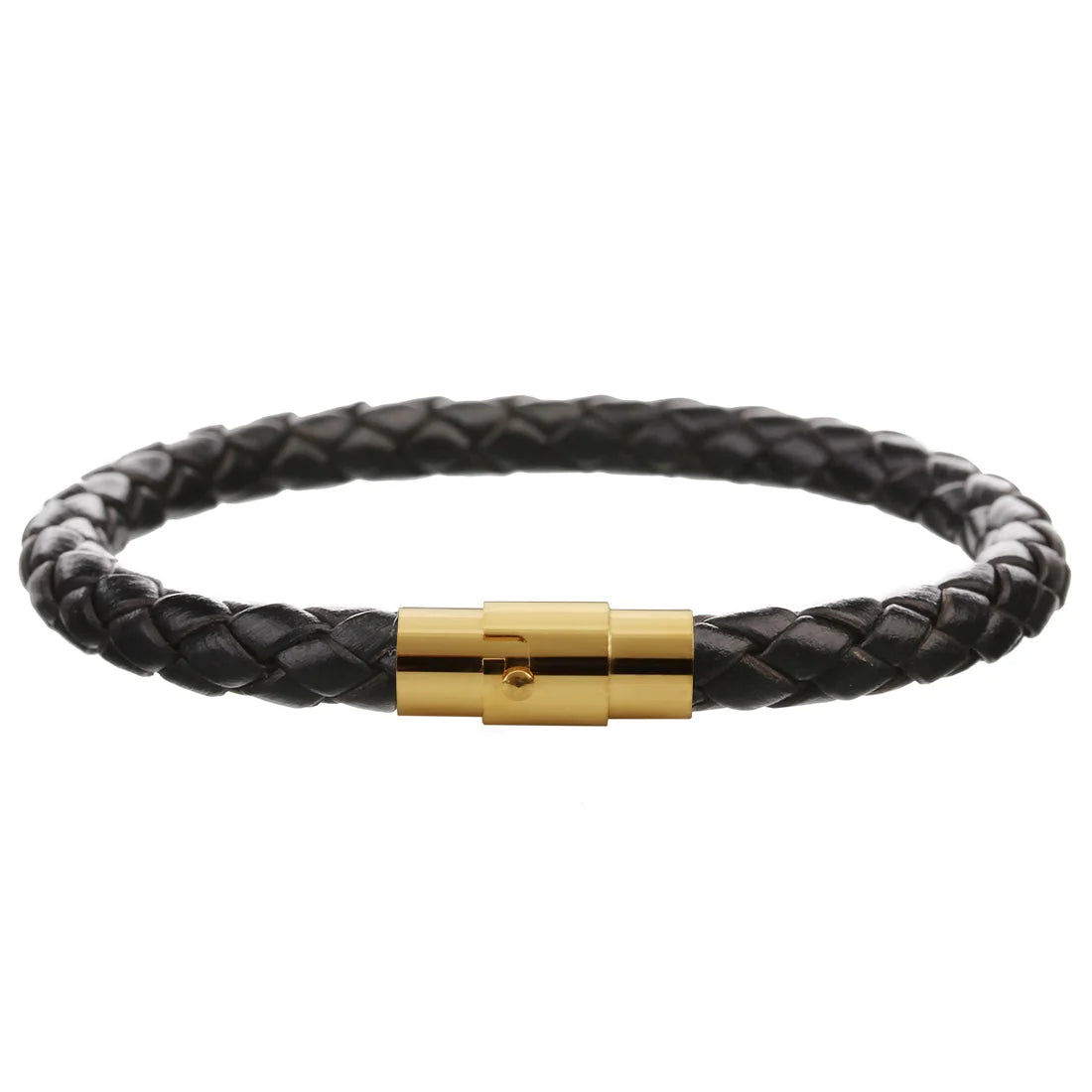 1pc 19/20/21/22cm Mode Design Woven Vintage Echtes Leder Seil Magnetische Schnalle männer armband Für Männer Schmuck Geschenke